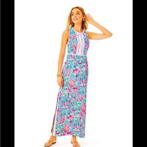 Lilly Pulitzer Ashler Maxi Shift Dress - Size 8